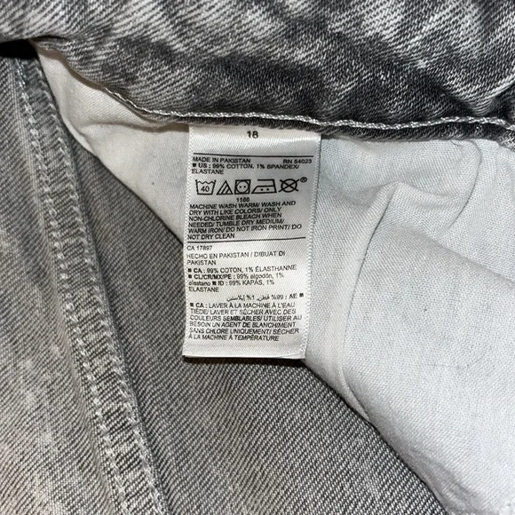 Women’s Grey Washed Jeans - Picture 6 of 6